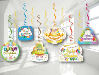 İyi Ki Doğdun 6 Lı Tavan Süsü