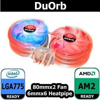 Thermaltake Duo Orb Intel LGA775 ve AM2 ile uyumlu CPU Sogutucusu