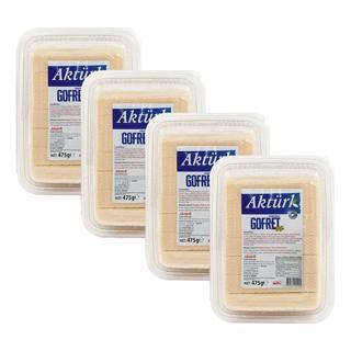 Aktürk Vanilyalı Gofret 475 gr x 4 Adet