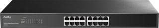 CUDY 16port GS1016 Gigabit Yönetilemez Metal Kasa Switch