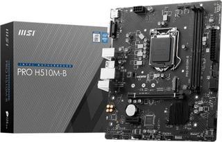 MSI PRO H510M-B DDR4 HDMI PCIE 4.0 1200p mATX