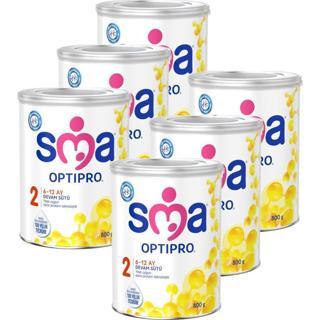 SMA Optipro 2 No Devam Sütü 800 gr X 6 Adet