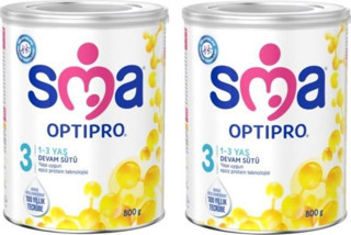 Sma Optipro 3 Probiyotik 800g 1-3 Yaş Bebek Devam Sütü x2 Adet