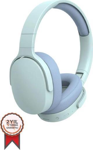 Torima P2961 Mavi Kulak Üstü Kablosuz Bluetooth Kulaklık Mavi