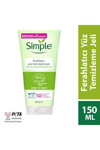 Simple Kind To Skin Ferahlatıcı Yüz Temizleme Jeli B5 E Vitamini Pürüzsüz Ve Sağlıklı Cilt 150 ml