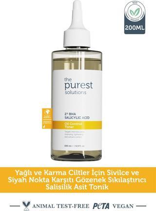 The Purest Solutions Yağlı Ve Karma Cilt Sivilce Ve Siyah Nokta Karşıtı