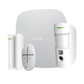 AJAX Hub kit/StarterKit Plus 25 Bölge GSM+GPRS Kablosuz Alarm Seti KeyPad YOK BEYAZ