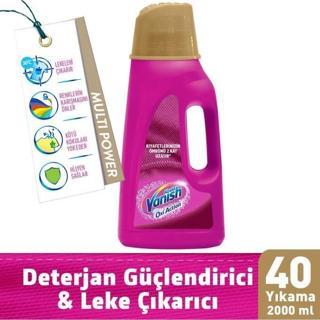 Vanish Kosla Multipower Gold Çamaşır Leke Çıkarıcı Sıvı 2000 ml Renkliler Için