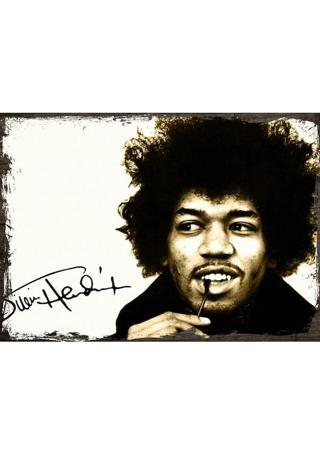 Jimi Hendrix Ahşap Poster 20x30