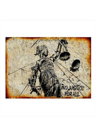 Metallica And Justice Ahşap Poster 20x30