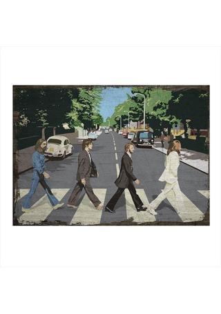 The Beatles Album Ahşap Poster 20x30