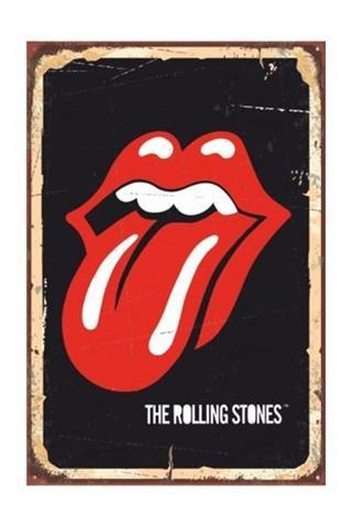 The Rolling Stones Retro Vintage Ahşap Poster 20x30