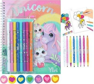 Top Model Ylvi Colouring Book With Pen Set
