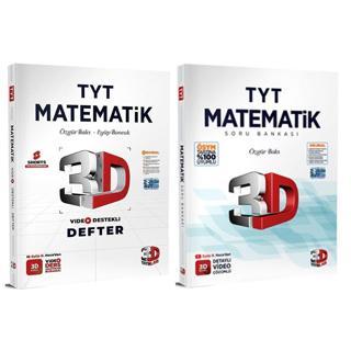 3D Yayınları TYT Matematik Video Ders Defter ve Soru Bankası 2 Kitap Set - 3D Yayınları