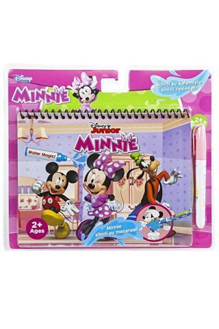 Magic Water Disney Jr. Minnie Lisanslı Sihirli Boyama Kitabı Özel Sulu Kalem Ile Water Painting