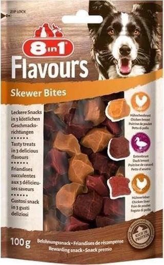 8in1 Flavours Skewer Bites100G 