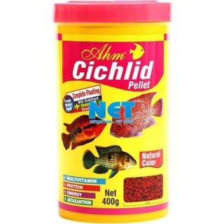 Ahm Cichlid Pellet Natural Colour 1000 ml. 
