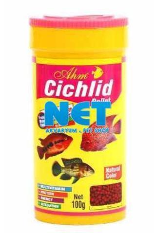 Ahm Cichlid Pellet Natural Colour 250ml  