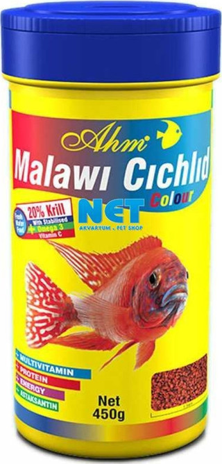 Ahm Malawi Cichlid Granulat Color 250 ml.  