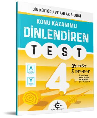Eker Test Yayınları 4. Sınıf Din Kültürü Ve Ahlak Bilgisi Konu Kazanımlı Dinlendiren Test - Eker Test Yayınları