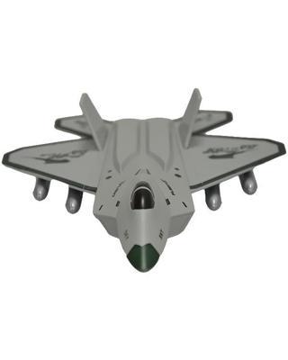 Ctoy Sürtmeli Çek Bırak F-22 Savaş Uçağı Gri