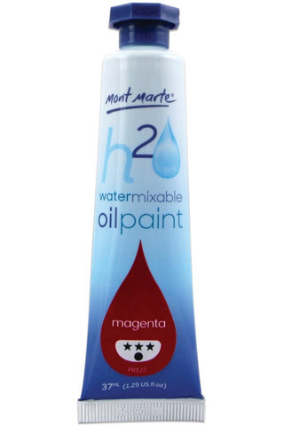Mont marte MM Suyla Karıştırılabilir Yağlı Boya 37ml - Magenta