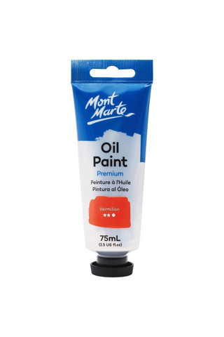 Mont marte MM Premium Yağlı Boya 75ml - Vermilion