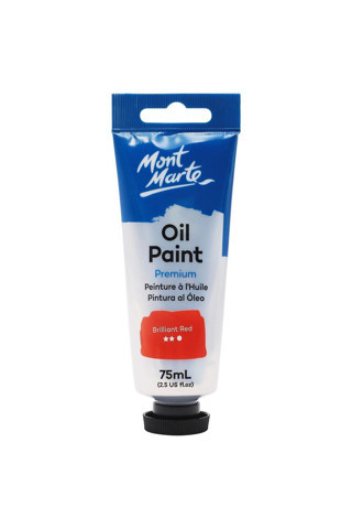Mont marte MM Premium Yağlı Boya 75ml - Brilliant Red