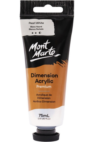 Mont marte MM Premium Dimension Akrilik 75ml - Pearl White
