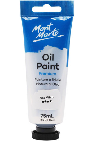 Mont marte MM Premium Yağlı Boya 75ml - Zinc White
