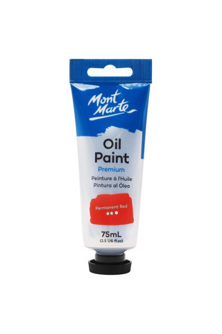 Mont marte MM Premium Yağlı Boya 75ml - Permanent Red