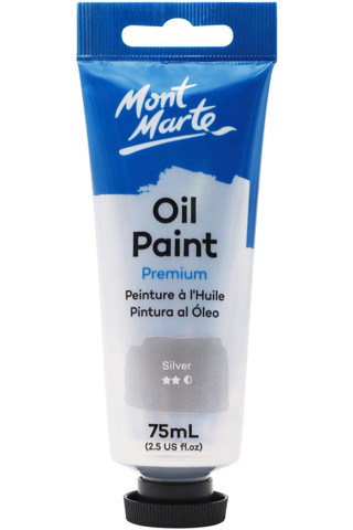 Mont marte MM Premium Yağlı Boya 75ml - Silver