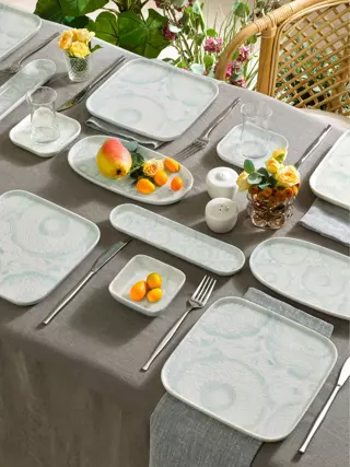 Pierre Cardin Alessi Porselen 28 Parça 6 Kişilik Kahvaltı Takımı