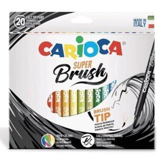 Carıoca Super Brush Box 20pcsFelt Tip Pens