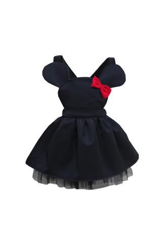 Shecco Babba Kız Çocuk Fiyonklu Siyah Tütü Elbise, Doğum Günü Elbisesi, Kız Çocuk Elbise  1 Yaş Siyah
