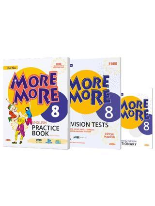 More & More Yayınları 8. Sınıf English Practice Book+ Dictionary+Revısıon Tests