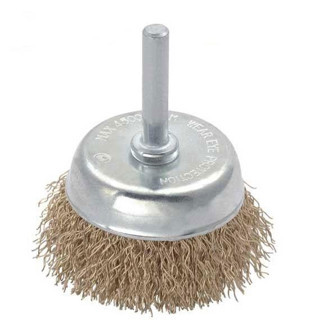 Troy 27702 Pimli Çanak Tel Fırça  75mm