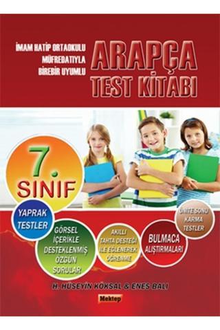 Mektep Yayınları 7.Sınıf Arapça Test Kitabı - Mektep