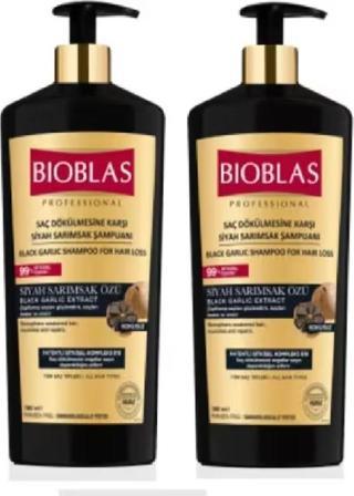 Bioblas Siyah-kara Sarımsak Şampuanı 1000 ml 2 Adet