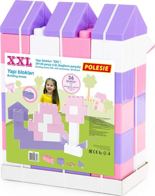 Polesie Yapı Blokları Xxl 36+30 Parça Bağlantılı 68064