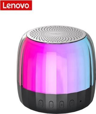 Lenovo K3 Plus Speaker Bluetooth Hoparlör - Rgb Renkli Işıklı Hoparlör - Tf Card Girişli 360° Stereo