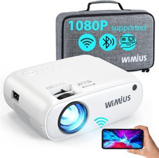 WiMiUS W2 Mini Projektör 1080p Full HD ve 250 Inc Ekran Desteği