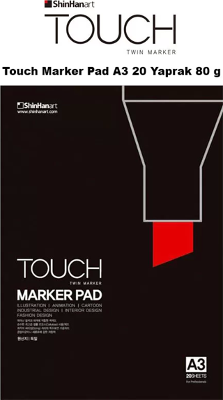 Touch Marker Pad A3 20 Yaprak 80 g