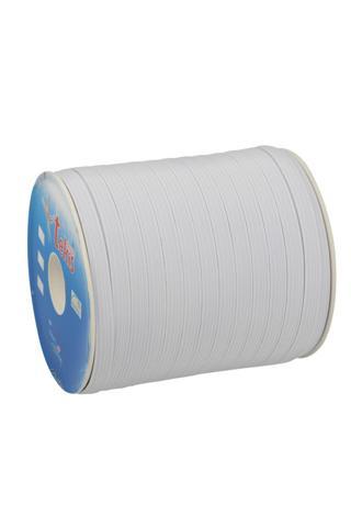 2 cm Beyaz Bel Paça Don Lastiği Yassı Geniş Lastik 50 m Lateks Ürün