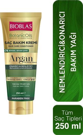 Bioblas Onarıcı Krem Maske 200 Ml Argan Yağ