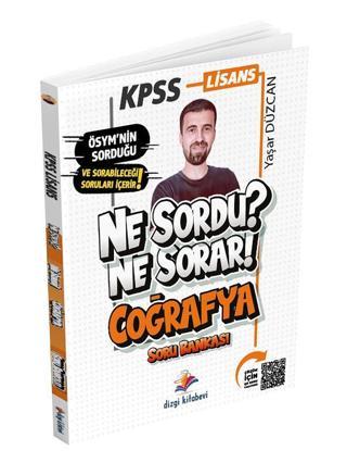 Dizgi Kitap KPSS Coğrafya Ne Sordu Ne Sorar Soru Bankası Çözümlü - Yaşar Düzcan - Dizgi Kitap