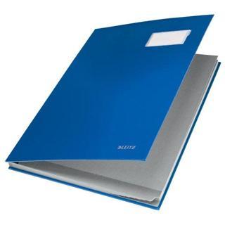 Leitz 5701 Plastik Mavi Kapaklı İmza Dosyası