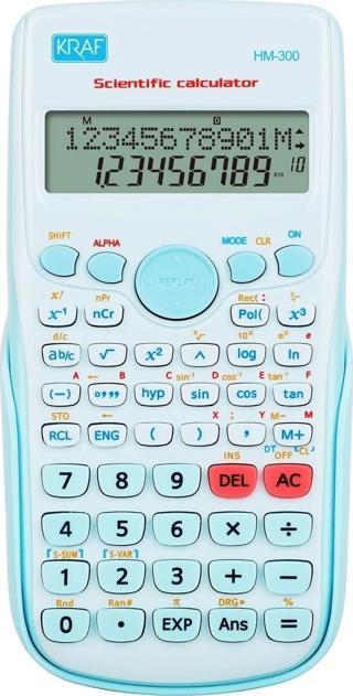 Supertrend Bilimsel Hesap Makinesi 240 Fonksiyonlu PASTEL MAVİ