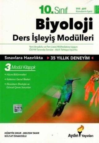 10. Sınıf Biyoloji Ders İşleyiş Modülleri Kolektif  Aydın Yayınları-Eğitim