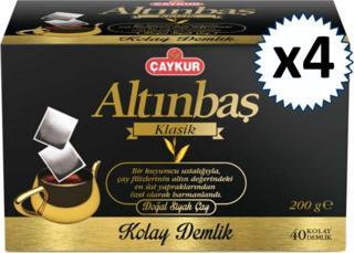 Çaykur Altınbaş Demlik Poşet Klasik 200 gr 40'lı 4 Adet